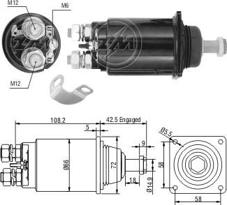 ERA ZM831 - Тягове реле, стартер avtolavka.club