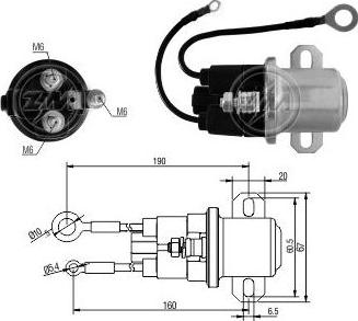 ERA ZM3408 - Тягове реле, стартер avtolavka.club