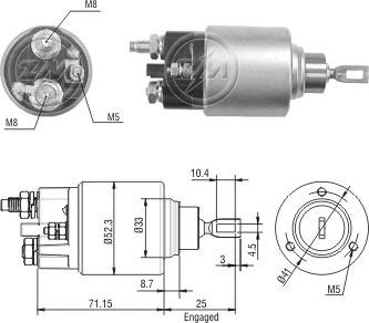 ERA ZM376 - Тягове реле, стартер avtolavka.club