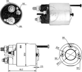 ERA ZM2496 - Тягове реле, стартер avtolavka.club