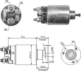 ERA ZM2860 - Тягове реле, стартер avtolavka.club