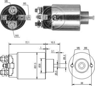 ERA ZM795 - Тягове реле, стартер avtolavka.club