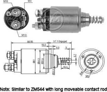 ERA ZM744 - Тягове реле, стартер avtolavka.club