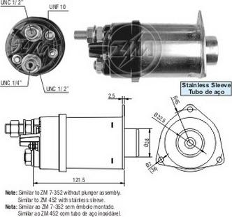 ERA ZM7452 - Тягове реле, стартер avtolavka.club