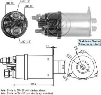 ERA ZM7457 - Тягове реле, стартер avtolavka.club