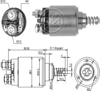 ERA ZM743 - Тягове реле, стартер avtolavka.club