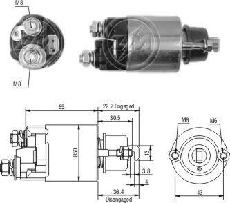 ERA ZM706 - Тягове реле, стартер avtolavka.club