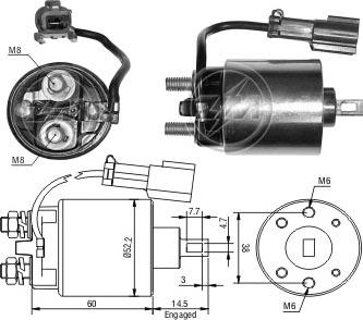 ERA ZM719 - Тягове реле, стартер avtolavka.club