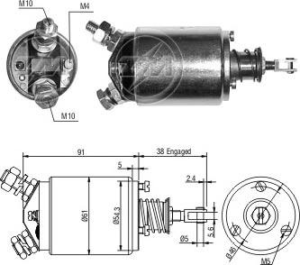 ERA ZM733 - Тягове реле, стартер avtolavka.club