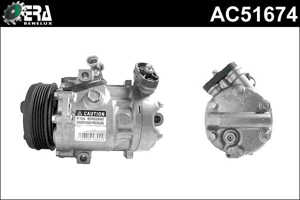 ERA Benelux AC51674 - Компресор, кондиціонер avtolavka.club