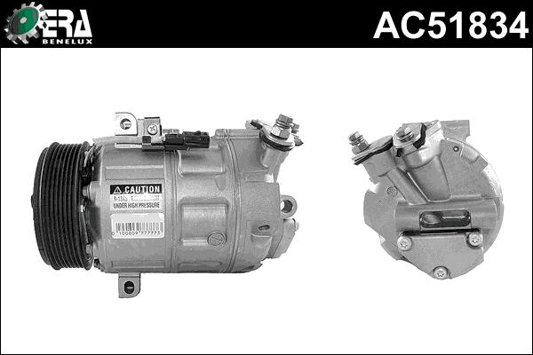 ERA Benelux AC51834 - Компресор, кондиціонер avtolavka.club