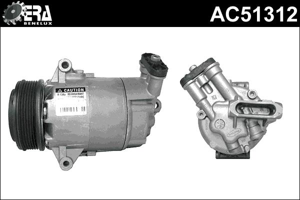 ERA Benelux AC51312 - Компресор, кондиціонер avtolavka.club