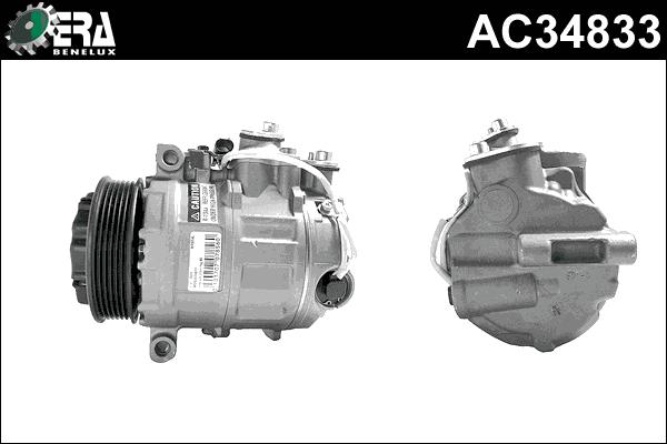 ERA Benelux AC34833 - Компресор, кондиціонер avtolavka.club