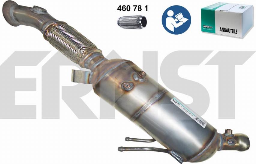 ERNST 920667 - Сажі / частковий фільтр, система вихлопу ОГ avtolavka.club