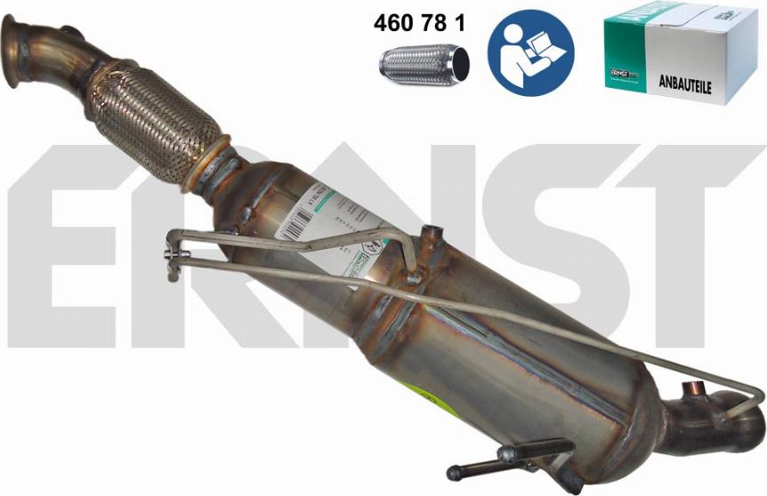 ERNST 910897 - Сажі / частковий фільтр, система вихлопу ОГ avtolavka.club