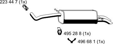 ERNST 645157 - Глушник вихлопних газів кінцевий avtolavka.club