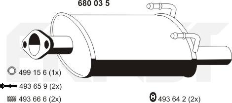 ERNST 680035 - Глушник вихлопних газів кінцевий avtolavka.club