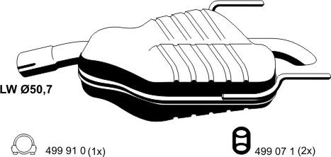 ERNST 043151 - Глушник вихлопних газів кінцевий avtolavka.club