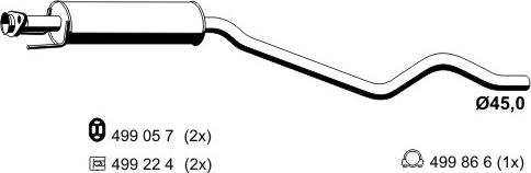 ERNST 042093 - Предглушітель вихлопних газів avtolavka.club