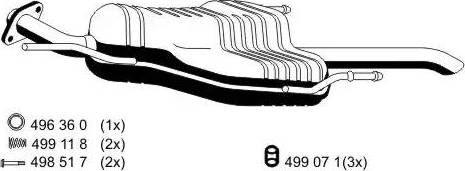 ERNST 054072 - Глушник вихлопних газів кінцевий avtolavka.club