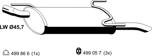 ERNST 052047 - Глушник вихлопних газів кінцевий avtolavka.club