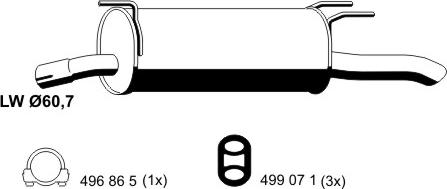 ERNST 034005 - Глушник вихлопних газів кінцевий avtolavka.club