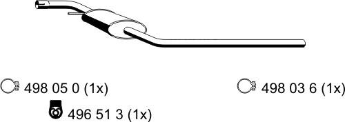 ERNST 176187 - Середній глушник вихлопних газів avtolavka.club