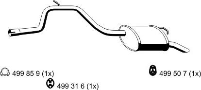 ERNST 343015 - Глушник вихлопних газів кінцевий avtolavka.club