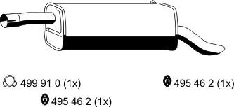 ERNST 314046 - Глушник вихлопних газів кінцевий avtolavka.club