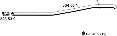 ERNST 334501 - Труба вихлопного газу avtolavka.club