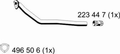 ERNST 245500 - Труба вихлопного газу avtolavka.club