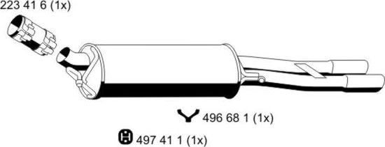 ERNST 243179 - Глушник вихлопних газів кінцевий avtolavka.club