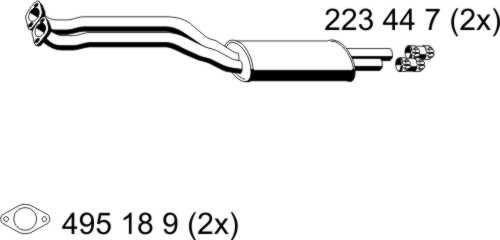 ERNST 284011 - Предглушітель вихлопних газів avtolavka.club