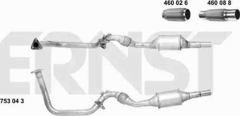 ERNST 753043 - Каталізатор avtolavka.club