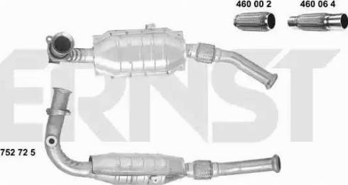 ERNST 752725 - Каталізатор avtolavka.club