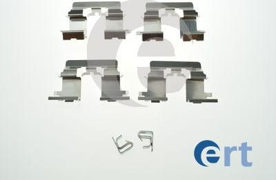 ERT 420247 - Комплектуючі, колодки дискового гальма avtolavka.club