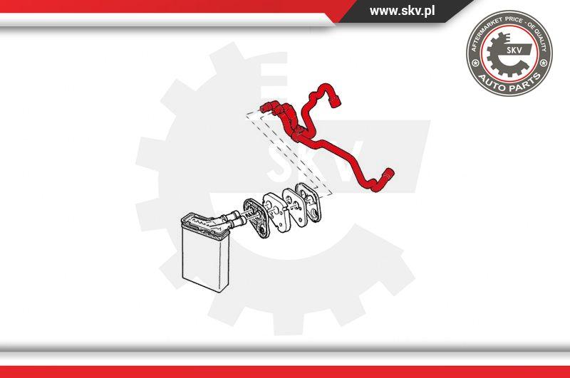 Esen SKV 43SKV807 - Шланг, теплообмінник - опалення avtolavka.club