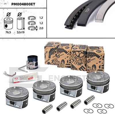 ET Engineteam PM004800ET - Комплект поршнів, кривошипно-поршнева система avtolavka.club
