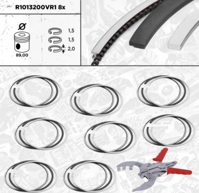 ET Engineteam R1013200VR1 - Комплект поршневих кілець avtolavka.club