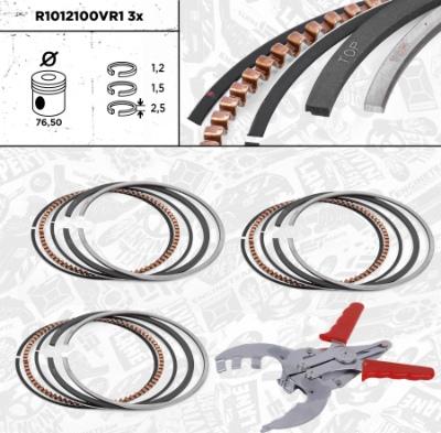 ET Engineteam R1012100VR1 - Комплект поршневих кілець avtolavka.club