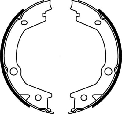 E.T.F. 09-0695 - Комплект гальм, барабанний механізм avtolavka.club