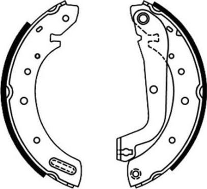 E.T.F. 09-0637 - Комплект гальм, барабанний механізм avtolavka.club