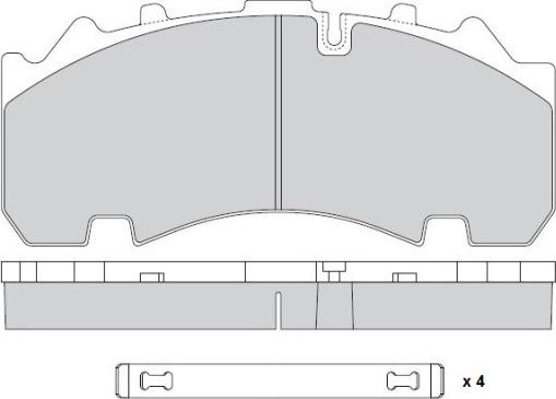 E.T.F. 12-5337 - Гальмівні колодки, дискові гальма avtolavka.club