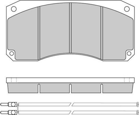 E.T.F. 12-5256 - Гальмівні колодки, дискові гальма avtolavka.club