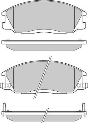 4U Autoparts 37560HY - Гальмівні колодки, дискові гальма avtolavka.club