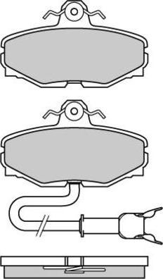 E.T.F. 12-0467 - Гальмівні колодки, дискові гальма avtolavka.club