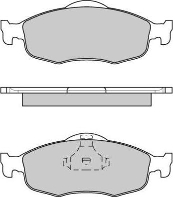 E.T.F. 12-0592 - Гальмівні колодки, дискові гальма avtolavka.club