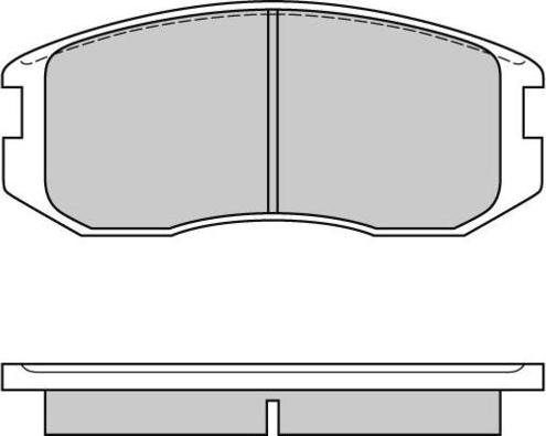 E.T.F. 12-0558 - Гальмівні колодки, дискові гальма avtolavka.club