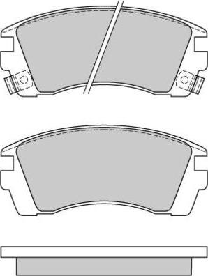 Japanparts J PA-149AF - Гальмівні колодки, дискові гальма avtolavka.club