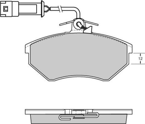 Magneti Marelli BP0642 - Гальмівні колодки, дискові гальма avtolavka.club